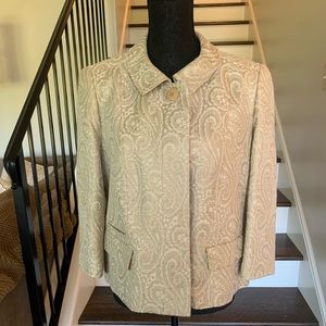 Talbots Gold Blazer Jacket
